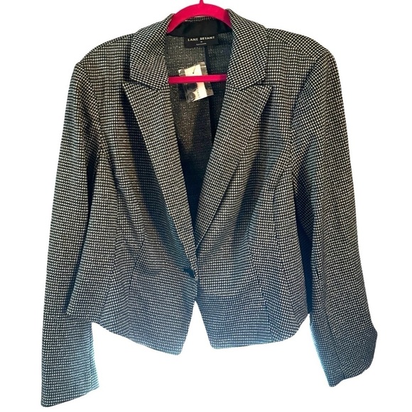 Lane Bryant‎ Tweed Glitter Sparkle Blazer size 18 - Picture 1 of 8